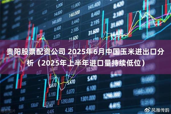 贵阳股票配资公司 2025年6月中国玉米进出口分析（2025年上半年进口量持续低位）